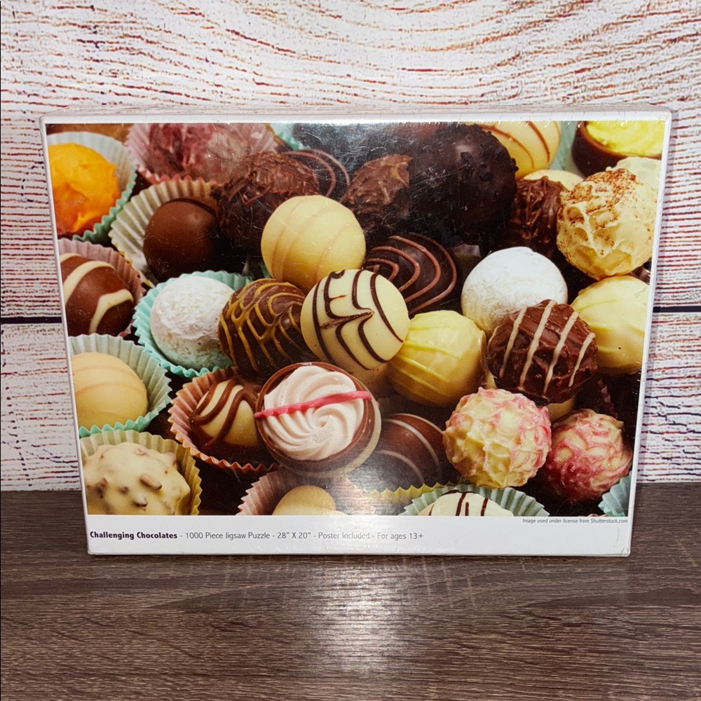 New Factory Sealed Colorcraft Challenging Chocolates 1000 Jigsaw Puzzle